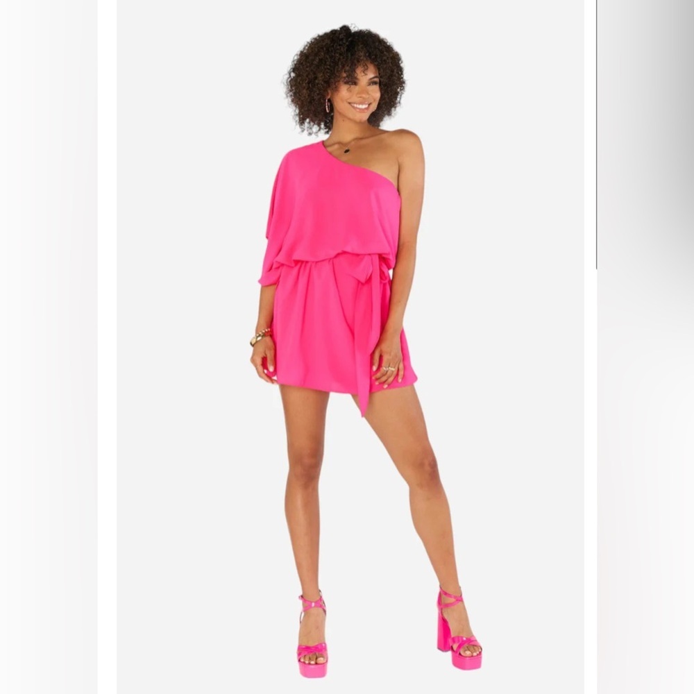 Show Me Your Mumu Trish Dress in Pink Pebble
